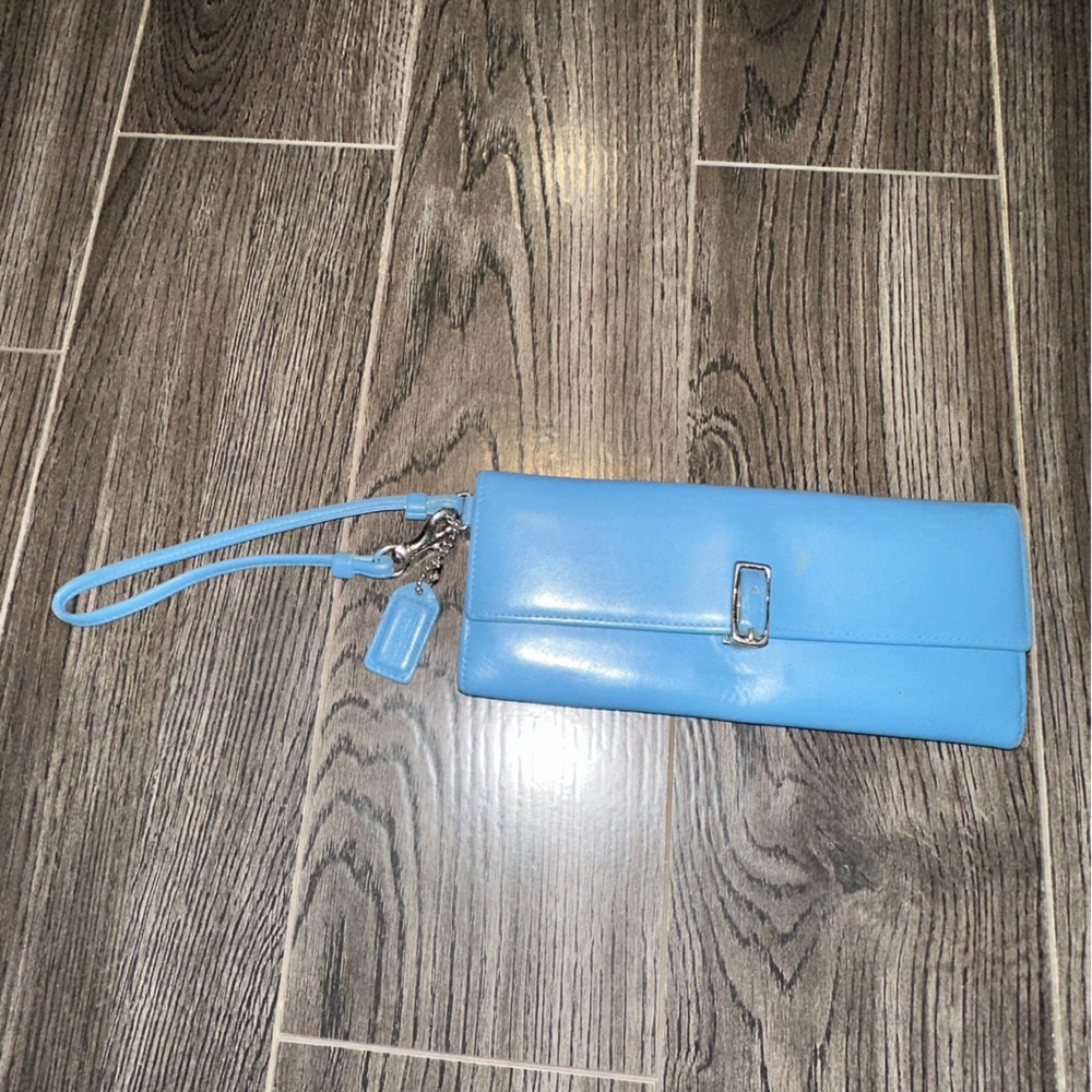 Coach Blue Wallet